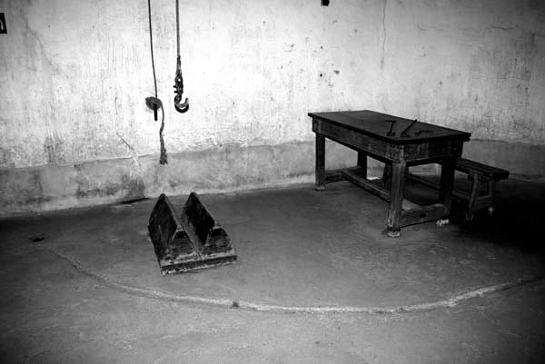 The interrogation rooms where prisoners were questioned. Places of immense pain and fear, where the truth was often twisted or forced out through violence.